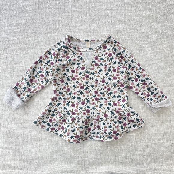Childhoods Floral Peplum Sweatshirt PLAY 18-24mo - Picture 1 of 7